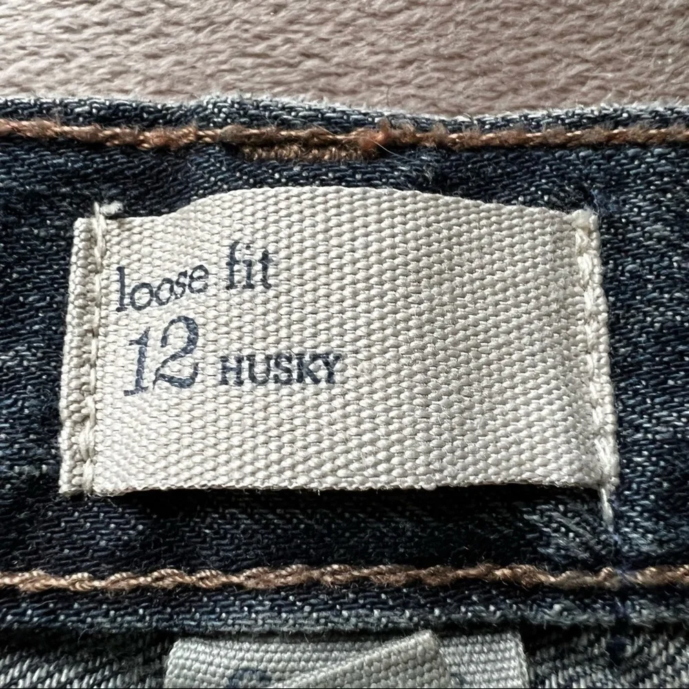 GAP kids Loose Fit Husky Jeans Size 12